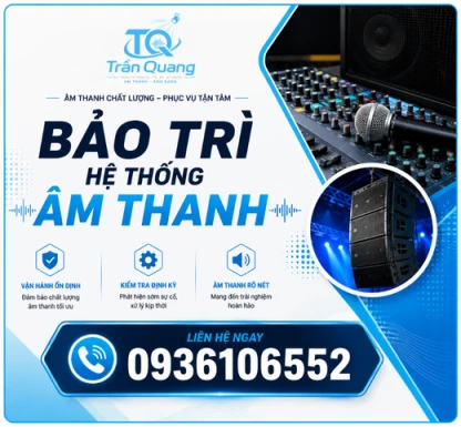 Bảo trì hệ thống âm thanh