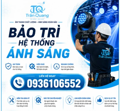 Bảo trì hệ thống ánh sáng