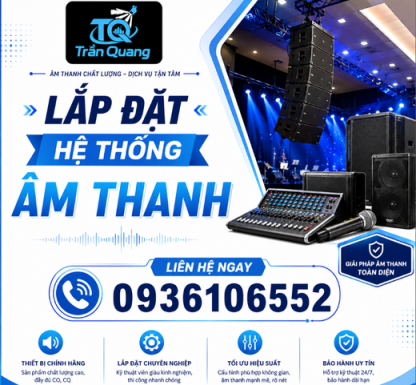 Lắp đặt hệ thống âm thanh