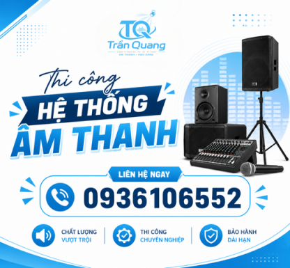 Thi công hệ thống âm thanh