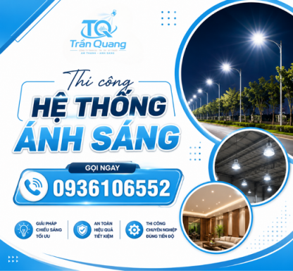 Thi công hệ thống ánh sáng