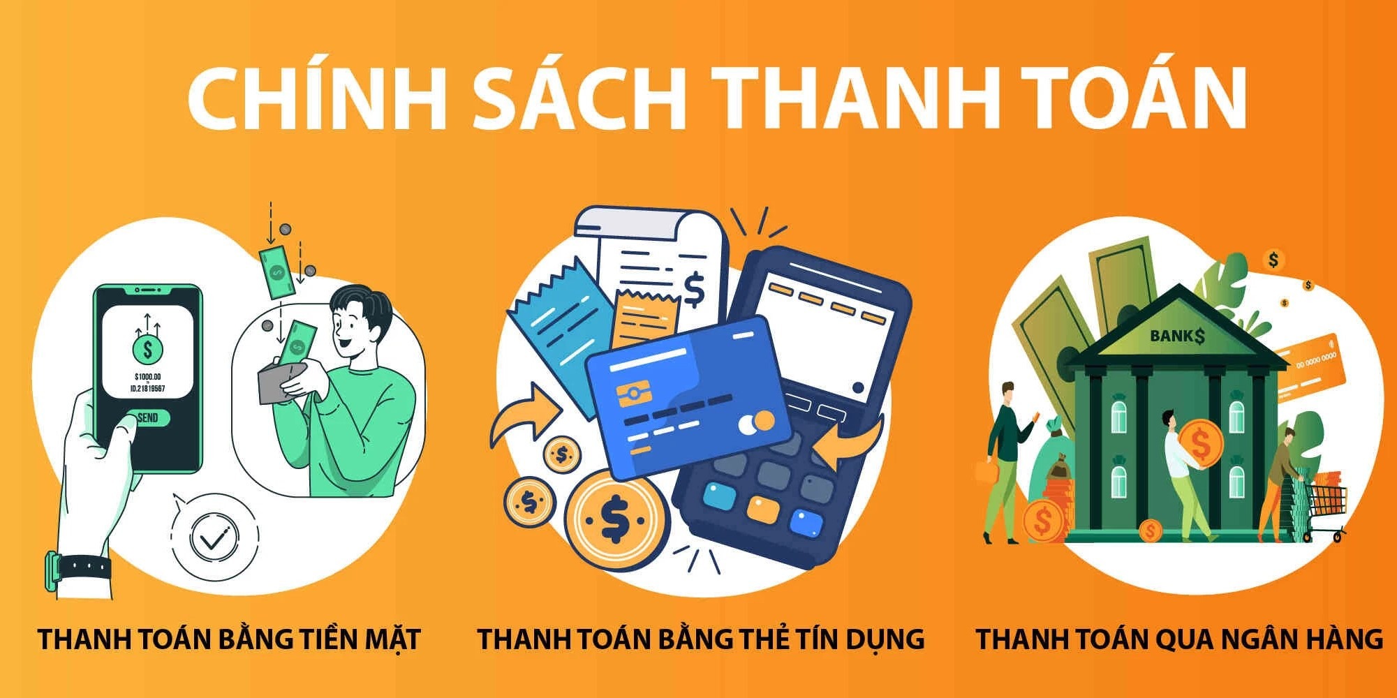 Các phương thức thanh toán linh hoạt, nâng bước đam mê
